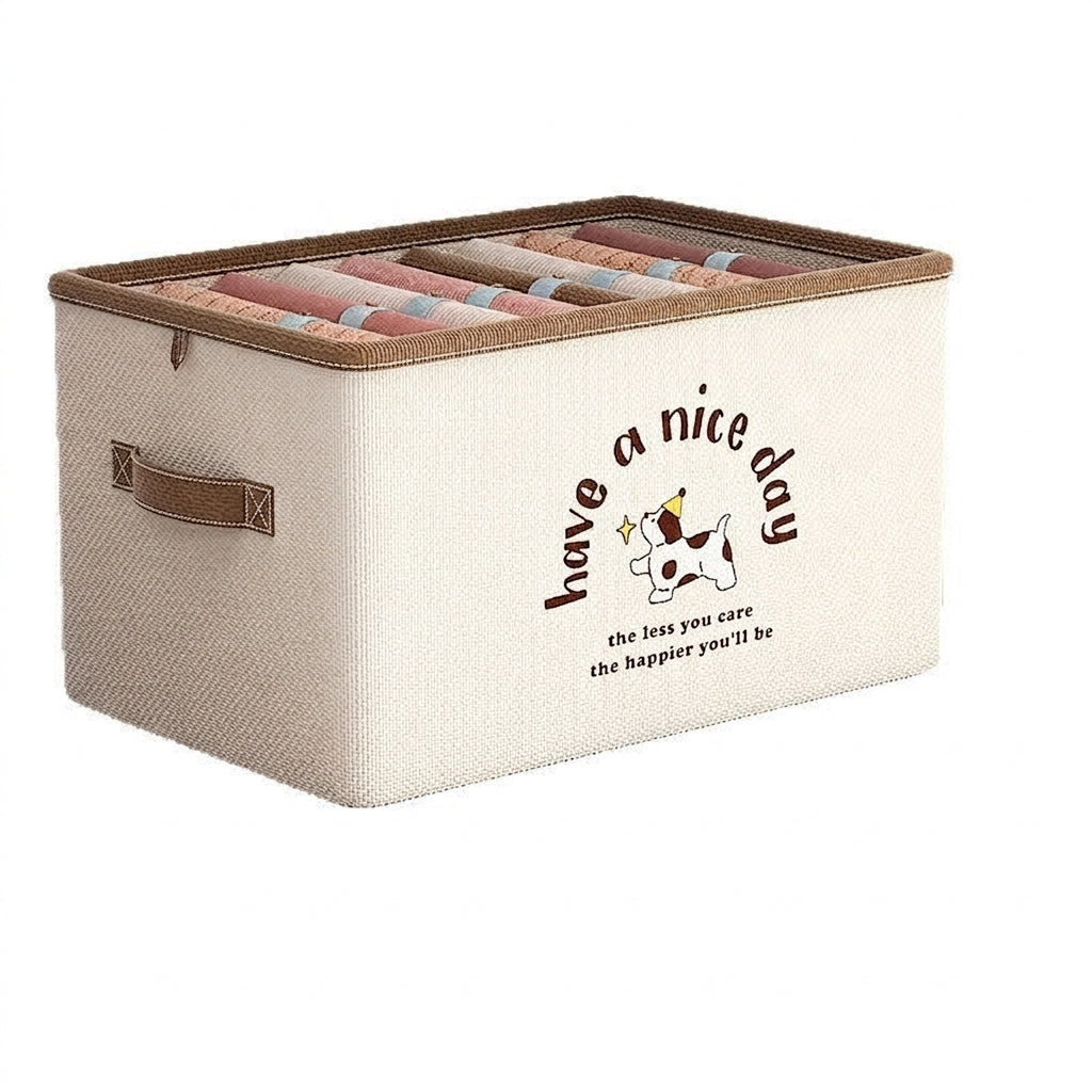 Car trunk storage box, foldable cartoon storage box, large-capacity car storage box, portable organizer box