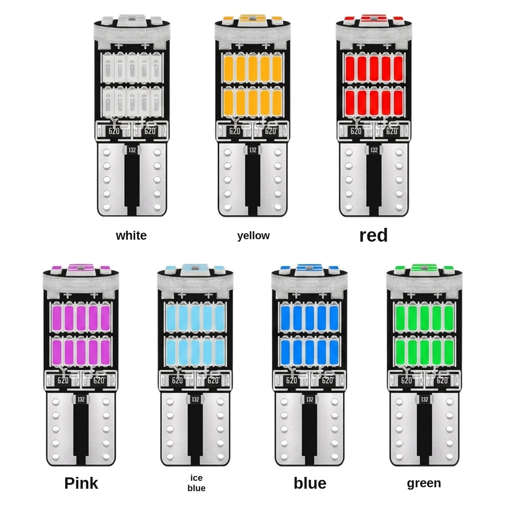 Yade Automotive LED Indicator Light T10 4014 26SMD Decoding Bright Bright Lamp W5W Reading Light License Plate Light
