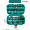 Auto Repair Tool Kit, 55-Piece Socket & Wrench Set