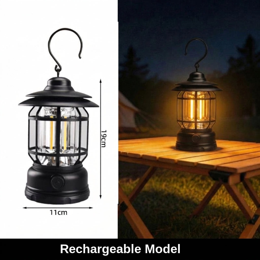 Camping Light - Rechargeable Lantern, Multiple Colors