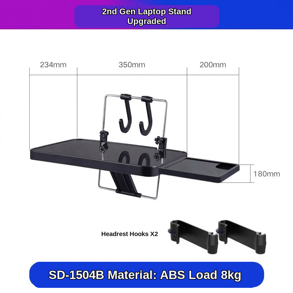Car Mini Tabletop Foldable Dining Table Car Rear Seat Computer Car Rear Seat Study Table Laptop Stand