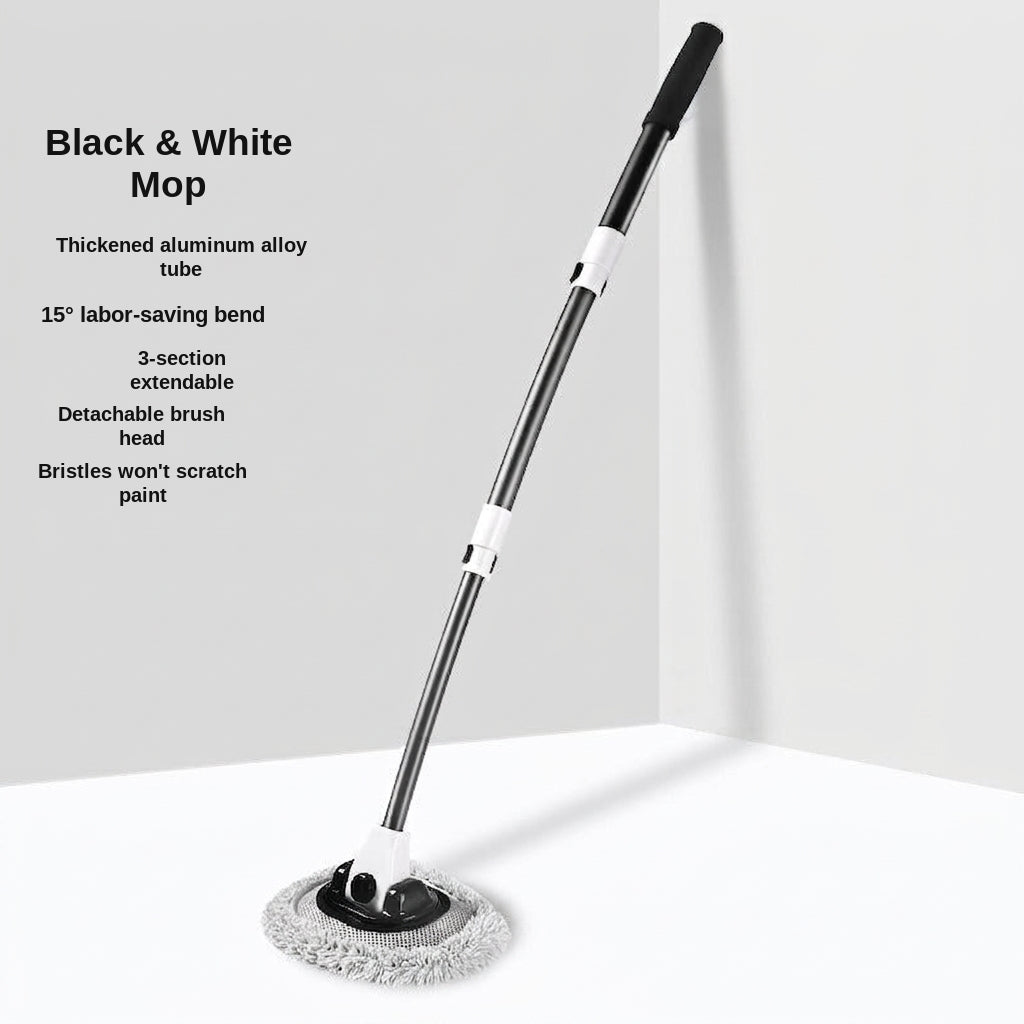 Car Wash Mop Retractable Bending Rod, Car Special Mop, Injury Resistant Car Car Wash Brush, Cleaning Tools, Car Cleaning Tools, Car Polishing Artifact