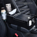 Car tissue box, armrest box, multifunctional water cup holder, storage box, creative and simple car interior sundries storage box