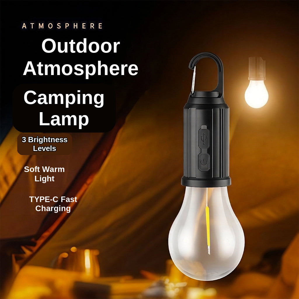 Camping & Outdoor Ambient Lamp with Solar Charging