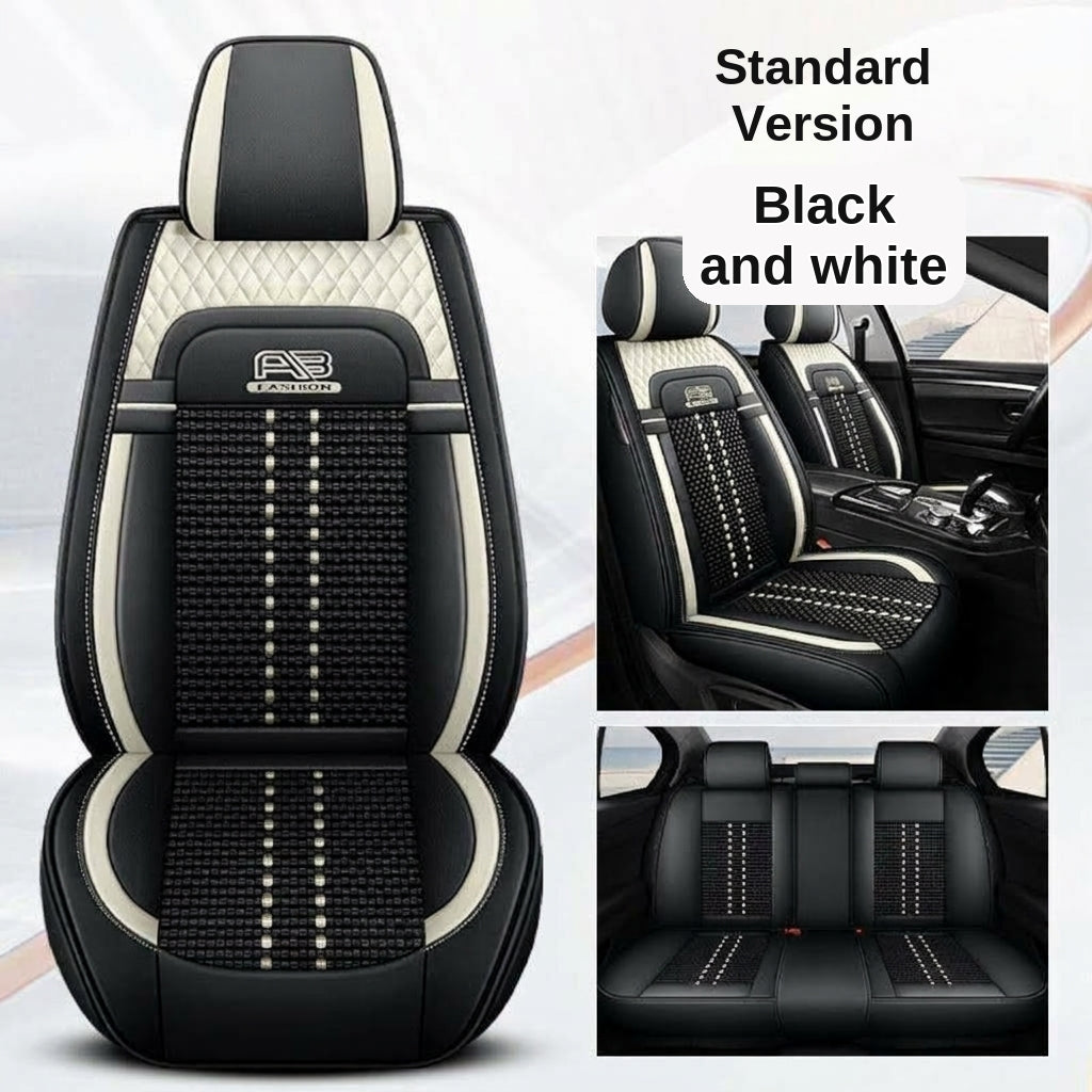 Car seat cushion new all-enclosed special seat cover four seasons universal leather seat cover summer ice silk cartoon seat cushion cover