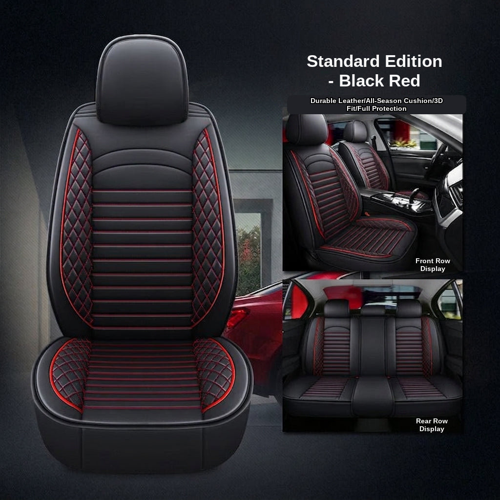 New all-season universal cartoon car seat cushion wholesale, premium feel, full leather, full coverage for small passenger car seat cushions