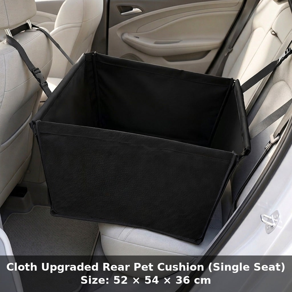 Cross-border best-selling car pet cushion: Oxford fabric for the car, rear seat waterproof and dirt-resistant, portable and foldable