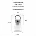 Portable Bottle Cap Light - Gray