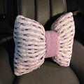 Car headrest neck support pillow for car cushions, car seat lumbar cushion set, for the driver's seat and for women's lumbar support
