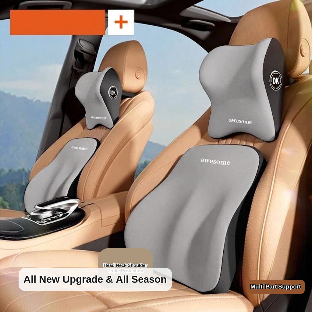 Car headrest, lumbar support, high-quality neck pillow, special pillow in the car, lumbar support, seat backrest, car supplies