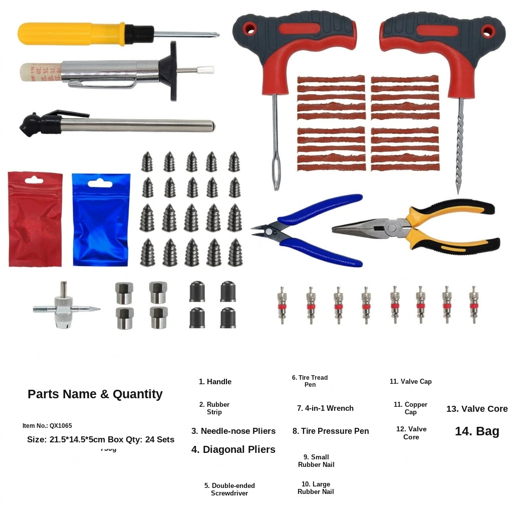 Tire Repair Tool Set - Universal Fit