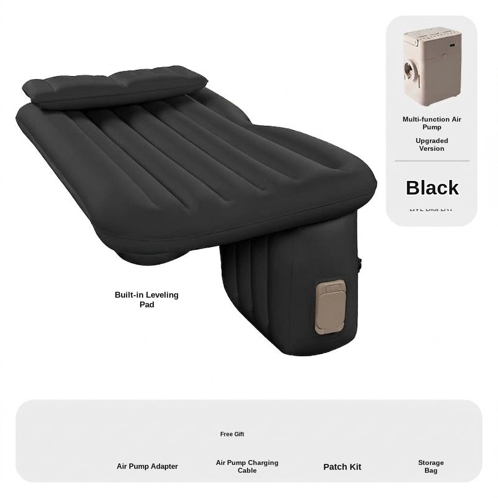 Car rear sleeping automatic travel mattress sedan air mattress car sleeping in the car portable intelligent AI car inflatable bed