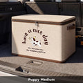 Car trunk storage box, foldable cartoon storage box, large-capacity car storage box, portable organizer box