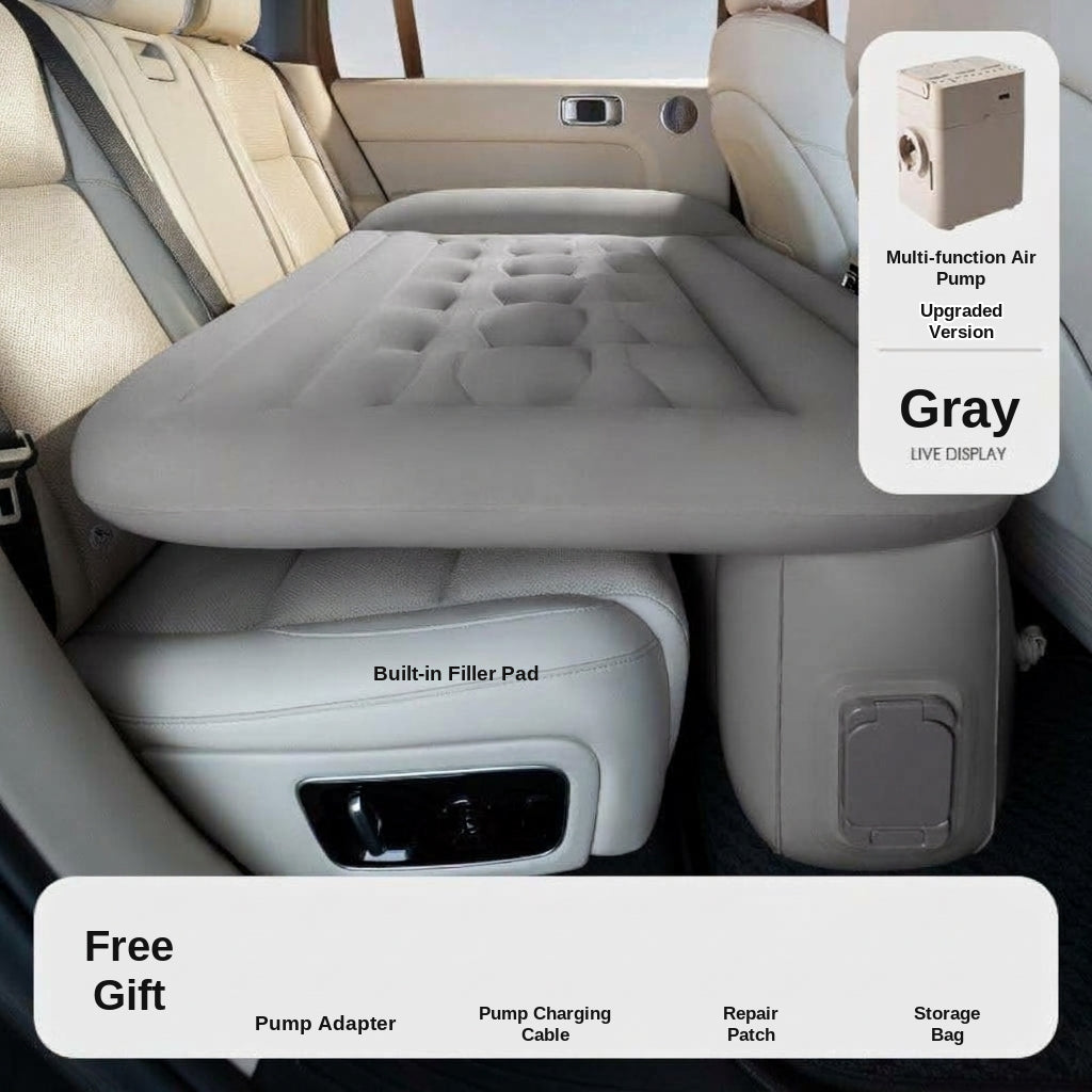 Car rear travel mattress new energy sleeping travel automatic charging and discharging carry leveling to fill the inflatable bed