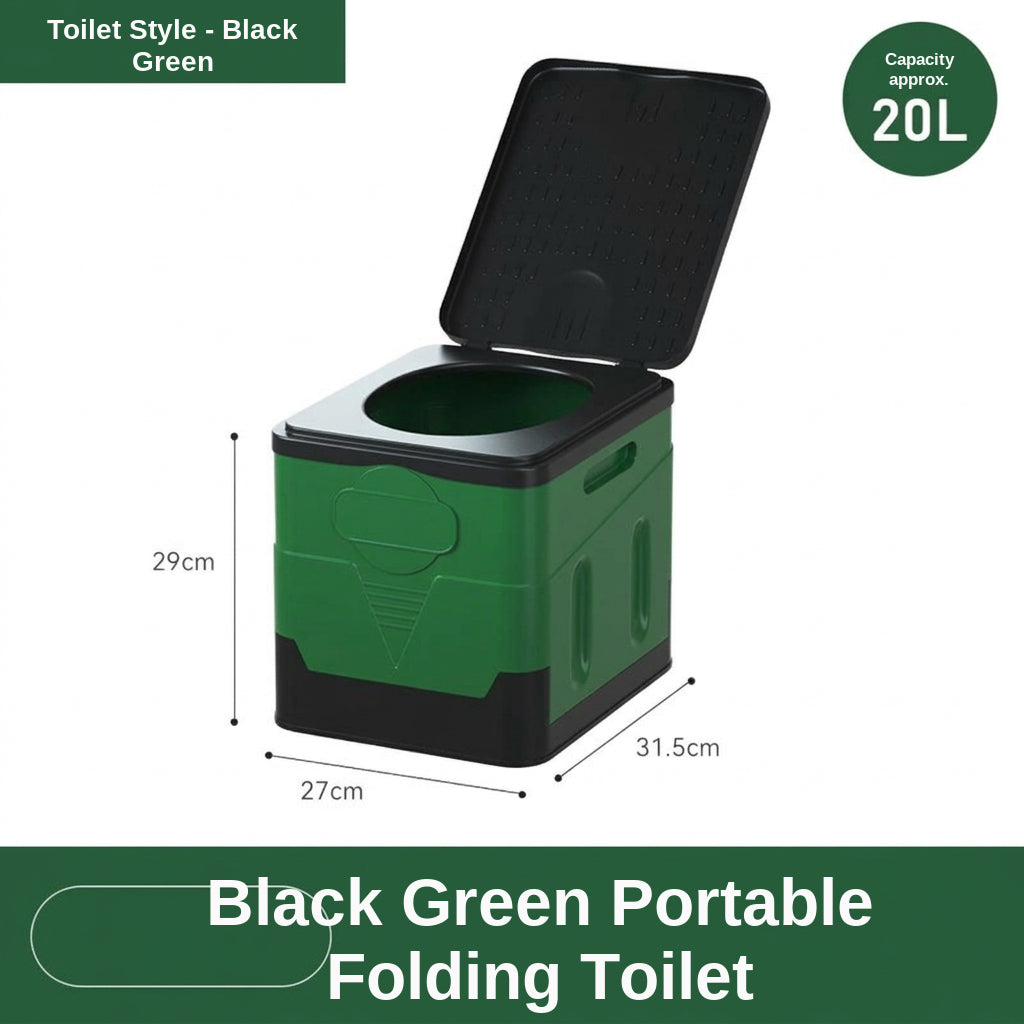 [In Stock Wholesale] Foldable Toilet, Foldable Portable Toilet, Outdoor Camping Van-mounted Toilet, Emergency Toilet