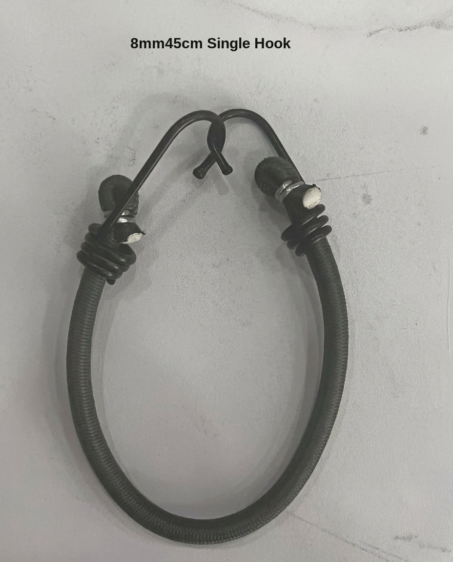 Bungee Cord Strap - 8mm Military Green (Pack of 10)