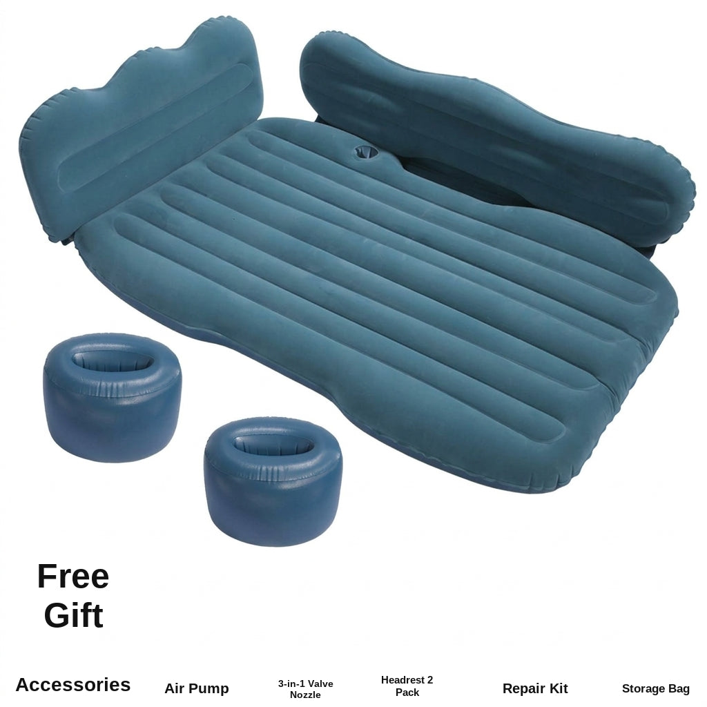 Car inflatable mattress, rear seat sleeping mat, multifunctional travel mattress, thickened inflatable mattress for SUVs and sedans
