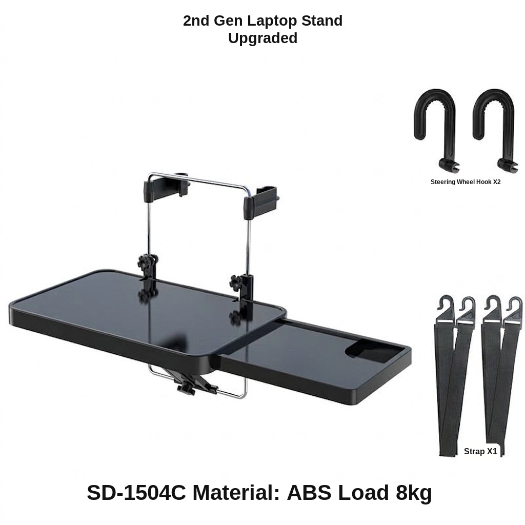 Car Mini Tabletop Foldable Dining Table Car Rear Seat Computer Car Rear Seat Study Table Laptop Stand