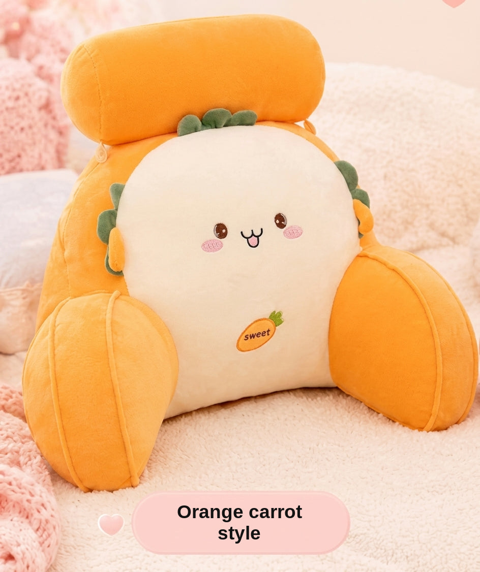 Phone phone cushion, soft bag, dorm bed reading, sofa lumbar support cushion, large headboard pillow, cushion for flopping
