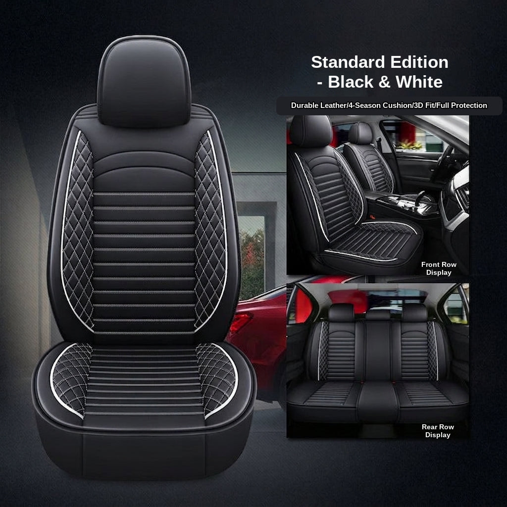 New all-season universal cartoon car seat cushion wholesale, premium feel, full leather, full coverage for small passenger car seat cushions