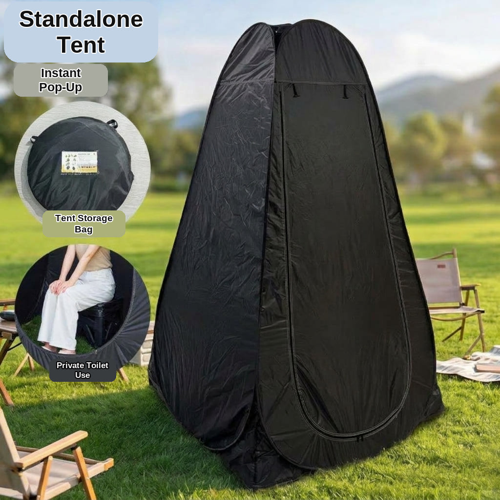 Outdoor camping folding toilet, car-mounted portable odor-resistant adult mobile travel toilet stool