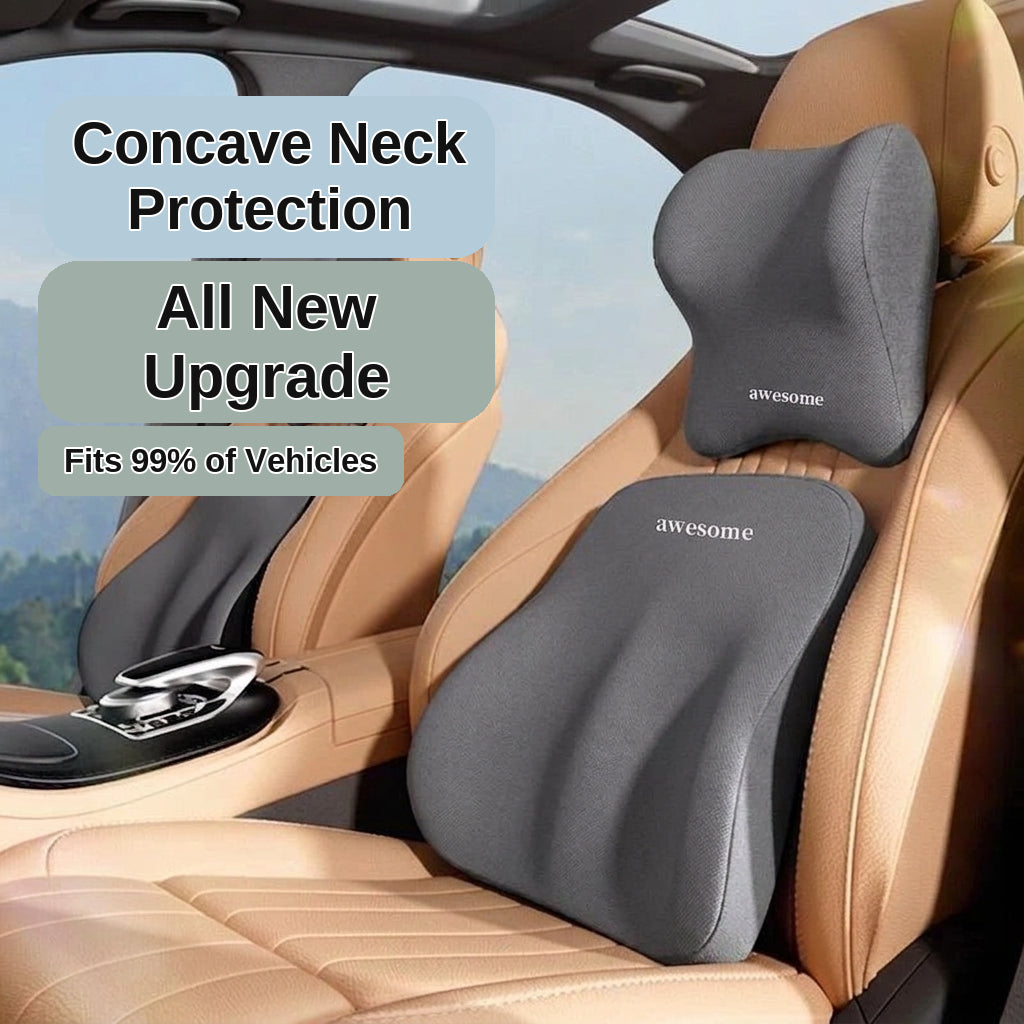 Car headrest, lumbar support, high-quality neck pillow, special pillow in the car, lumbar support, seat backrest, car supplies