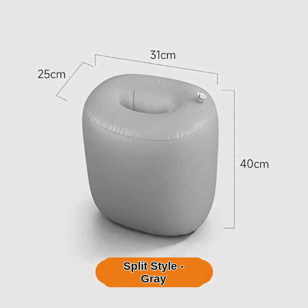 Car inflatable bed footrest rear seat gap pad, car and sedan rear seat gap pad, inflatable interior rest filling pad