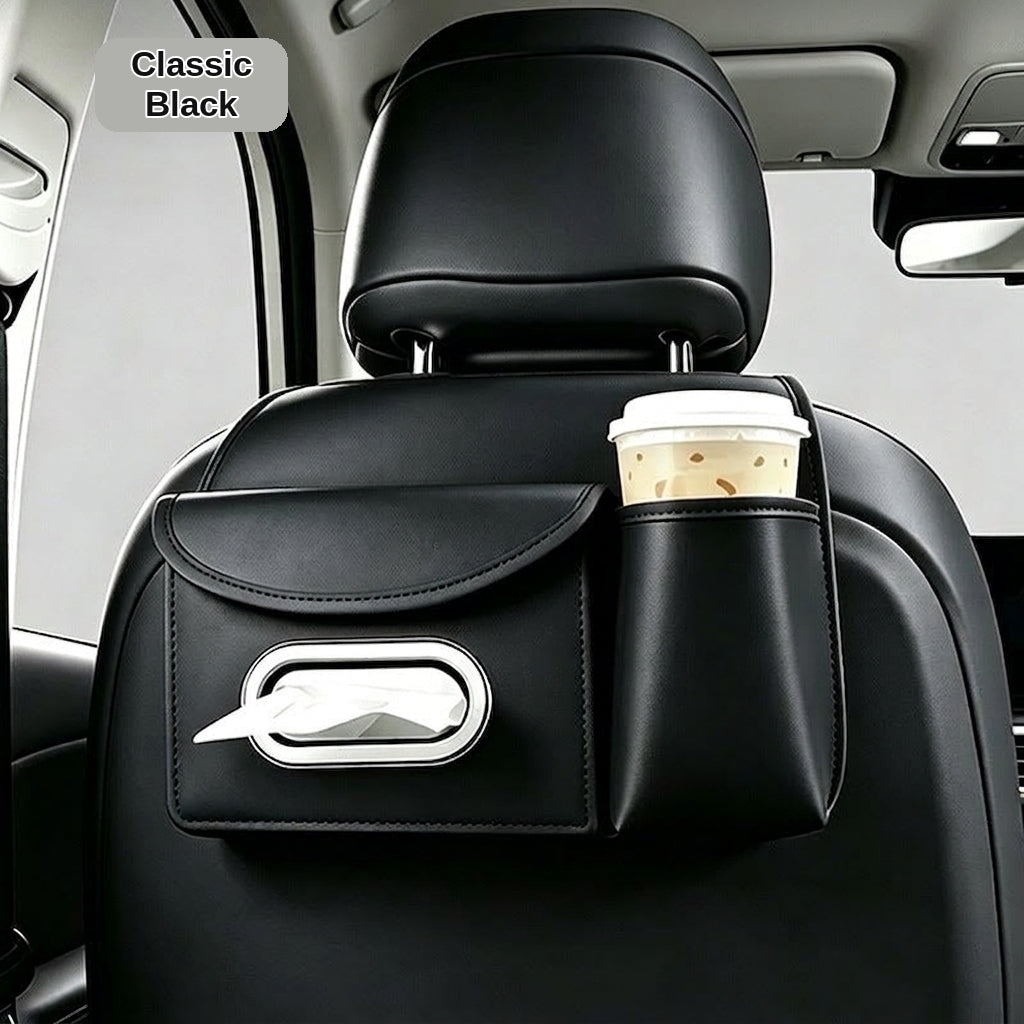 Multifunctional storage bag for car seats, tissue boxes, car storage bags, hanging bags, water cup holders in the car