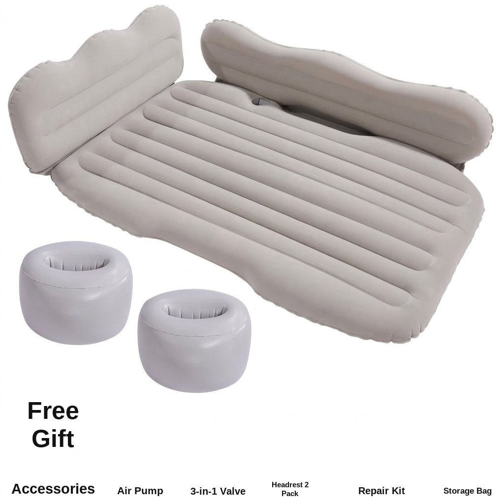 Car inflatable mattress, rear seat sleeping mat, multifunctional travel mattress, thickened inflatable mattress for SUVs and sedans