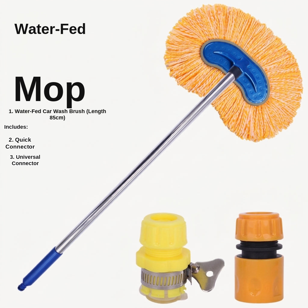 Car Wash Brush with Water Feed System