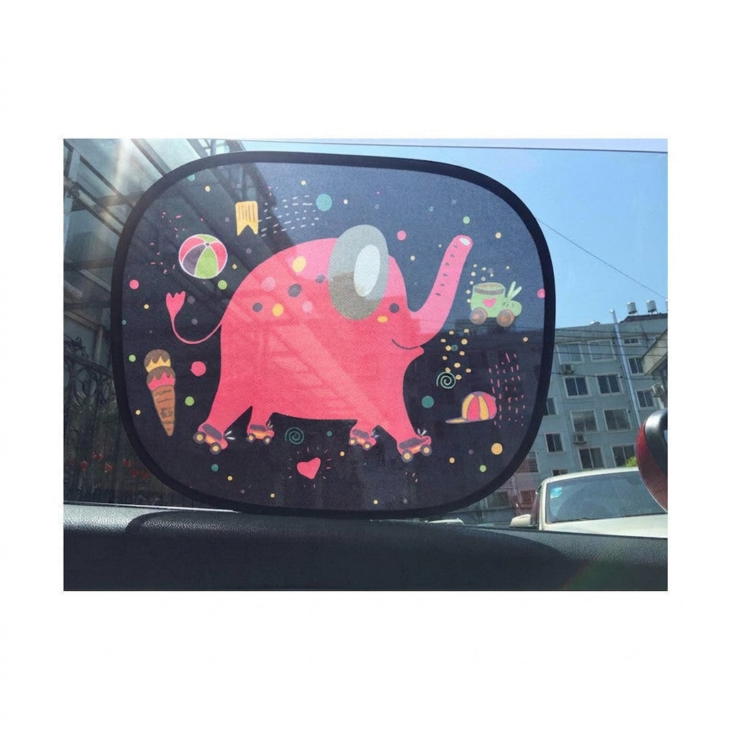 Car Window 80g Mesh Static Absorption Car Side Window Glass Sunshade TEMU Sunshade Full Blackout Wind Protection