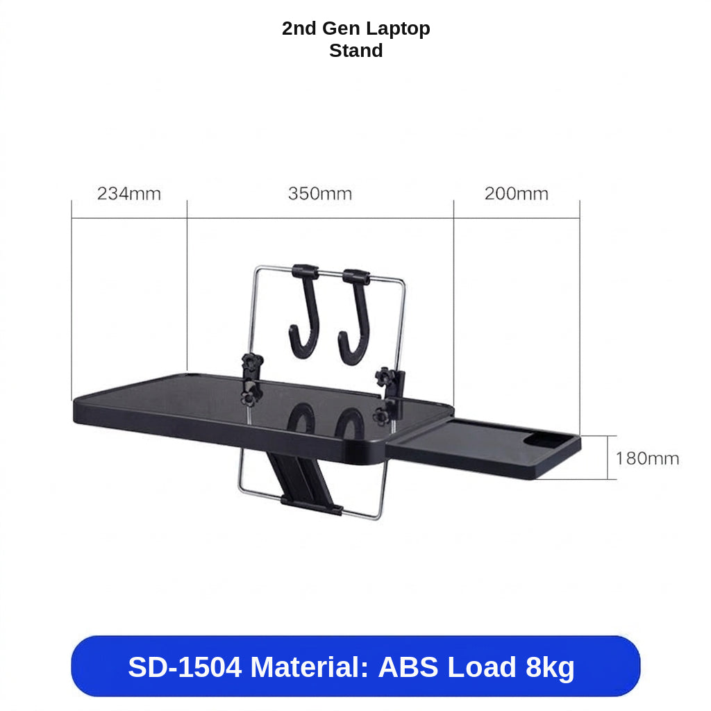 Car Mini Tabletop Foldable Dining Table Car Rear Seat Computer Car Rear Seat Study Table Laptop Stand
