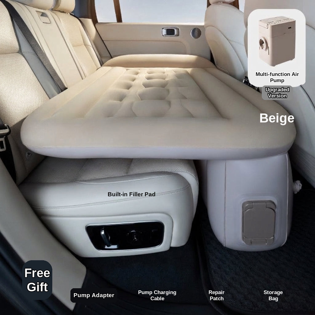 Car rear travel mattress new energy sleeping travel automatic charging and discharging carry leveling to fill the inflatable bed