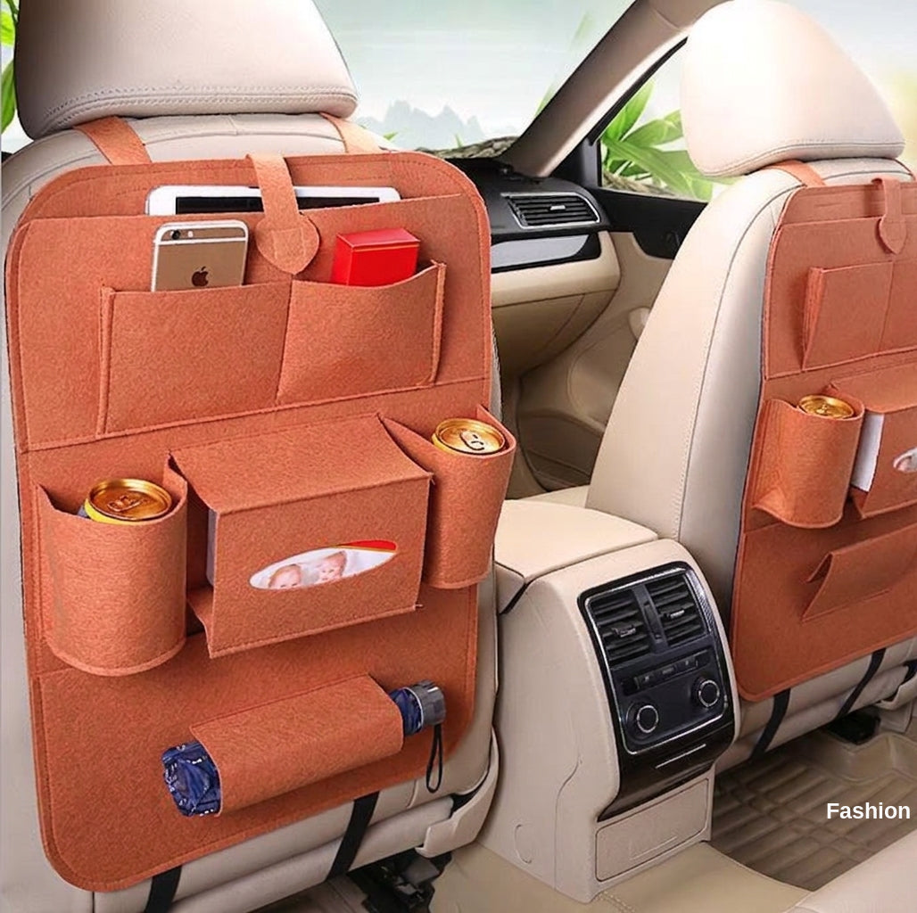 Car accessories car seat back storage bag multi-function back storage bag creative utility car hanging bag storage box