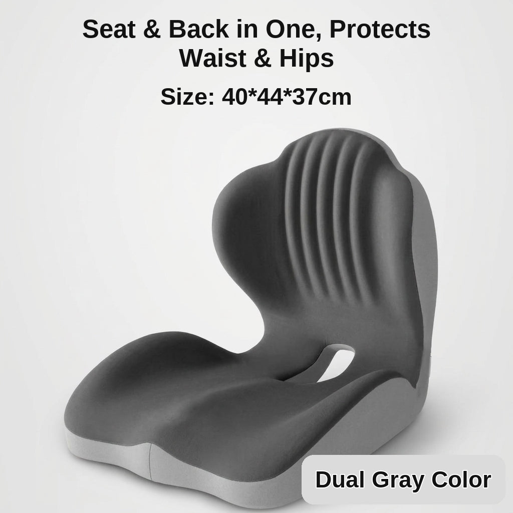 Memory foam lumbar support cushion, office prolonged sitting pressure-relief hip cushion, student chair support lumbar cushion, integrated cushion