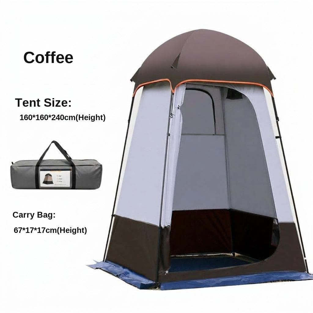 Enlarged and raised outdoor dressing, bathing, tents, camping, beach, fishing tent, model changing mobile toilet tent