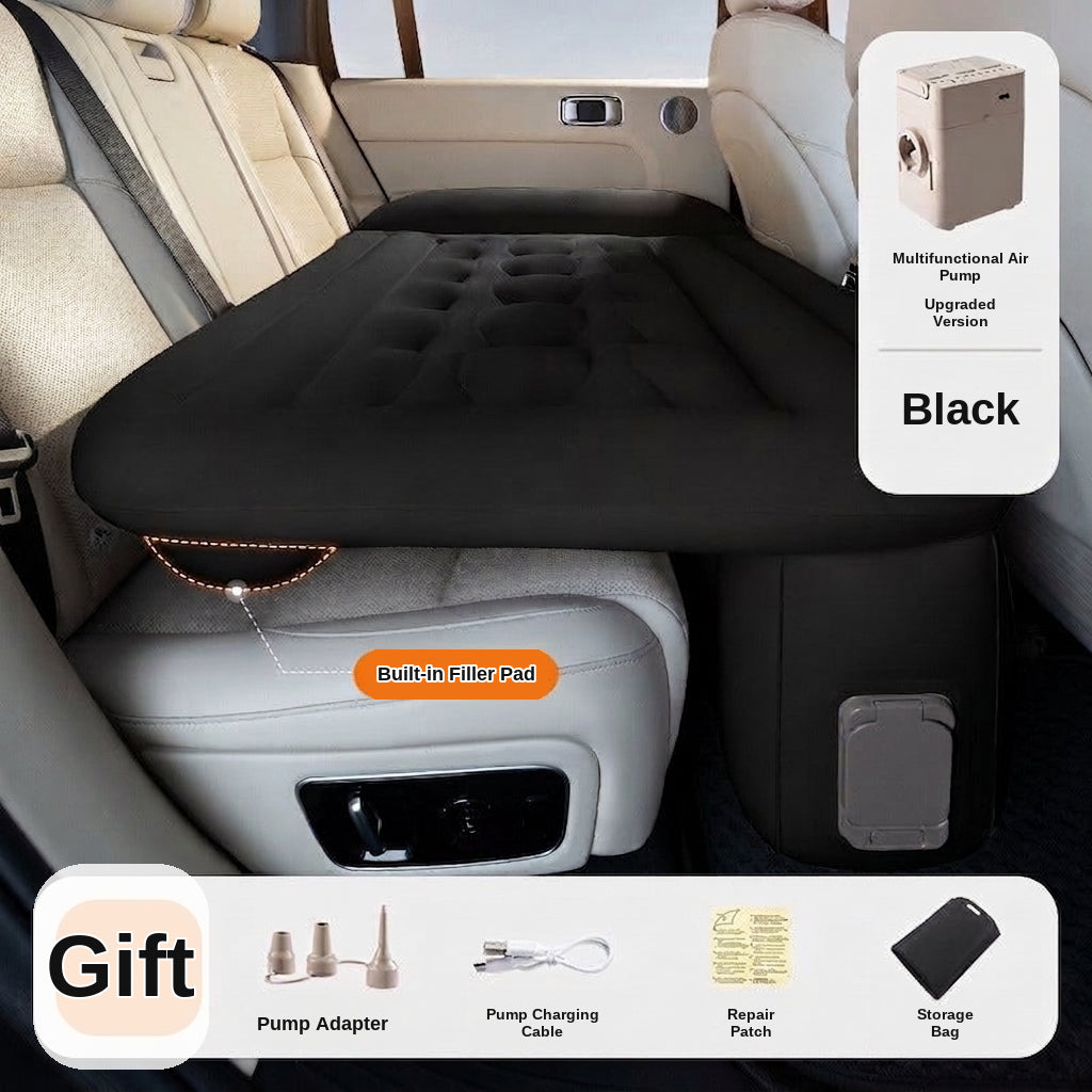 Car rear sleeping automatic travel mattress sedan air mattress car sleeping in the car portable intelligent AI car inflatable bed
