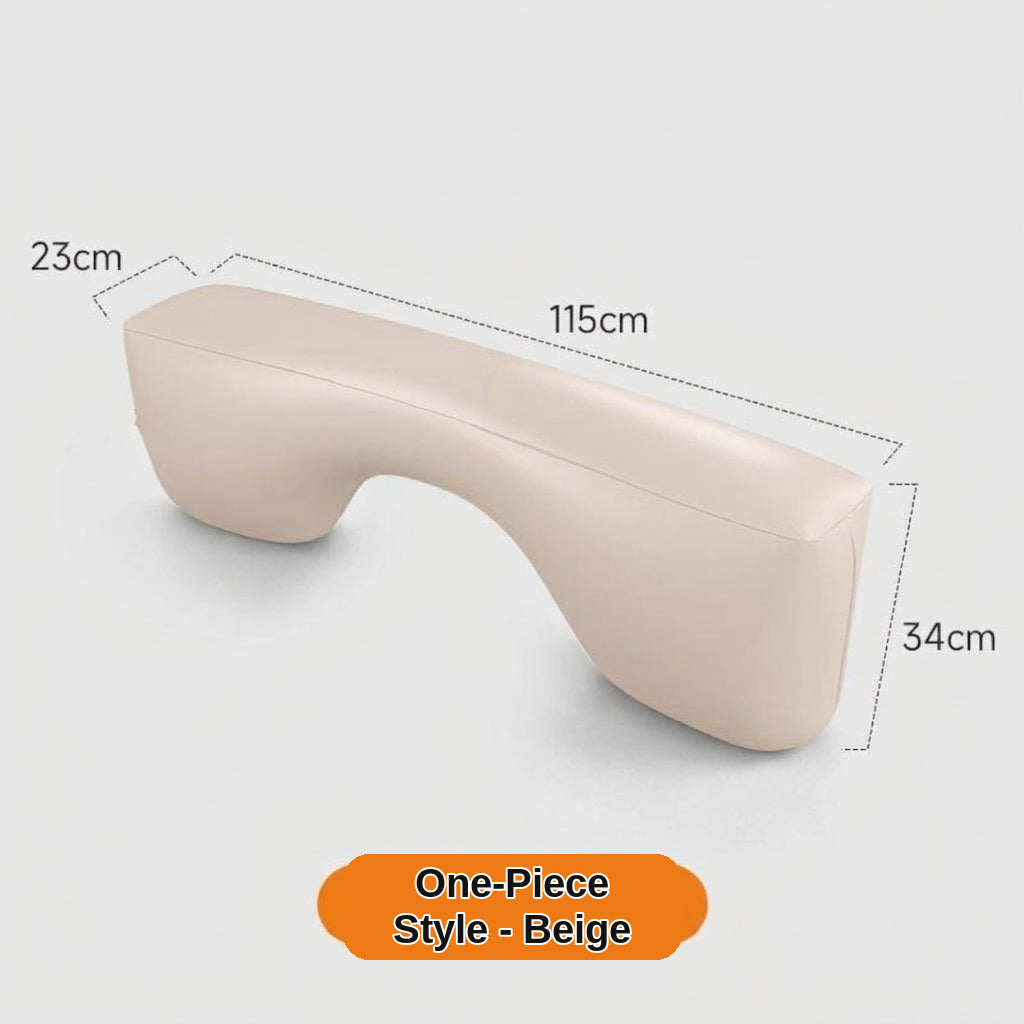 Car inflatable bed footrest rear seat gap pad, car and sedan rear seat gap pad, inflatable interior rest filling pad