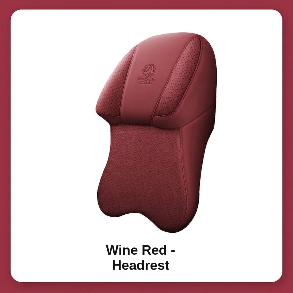 [Full leather on both sides] aviation-grade car neck pillow, memory foam, neck pillow, neck pillow in the car, car seat, neck pillow