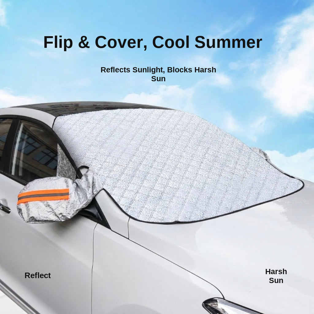 Car Windshield Snow Cover - Frost & Sun Protection