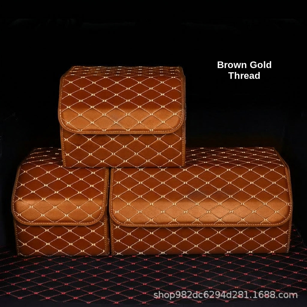 Car storage box, car aftermarket organizer box, storage box, folding box, multifunctional in-car item