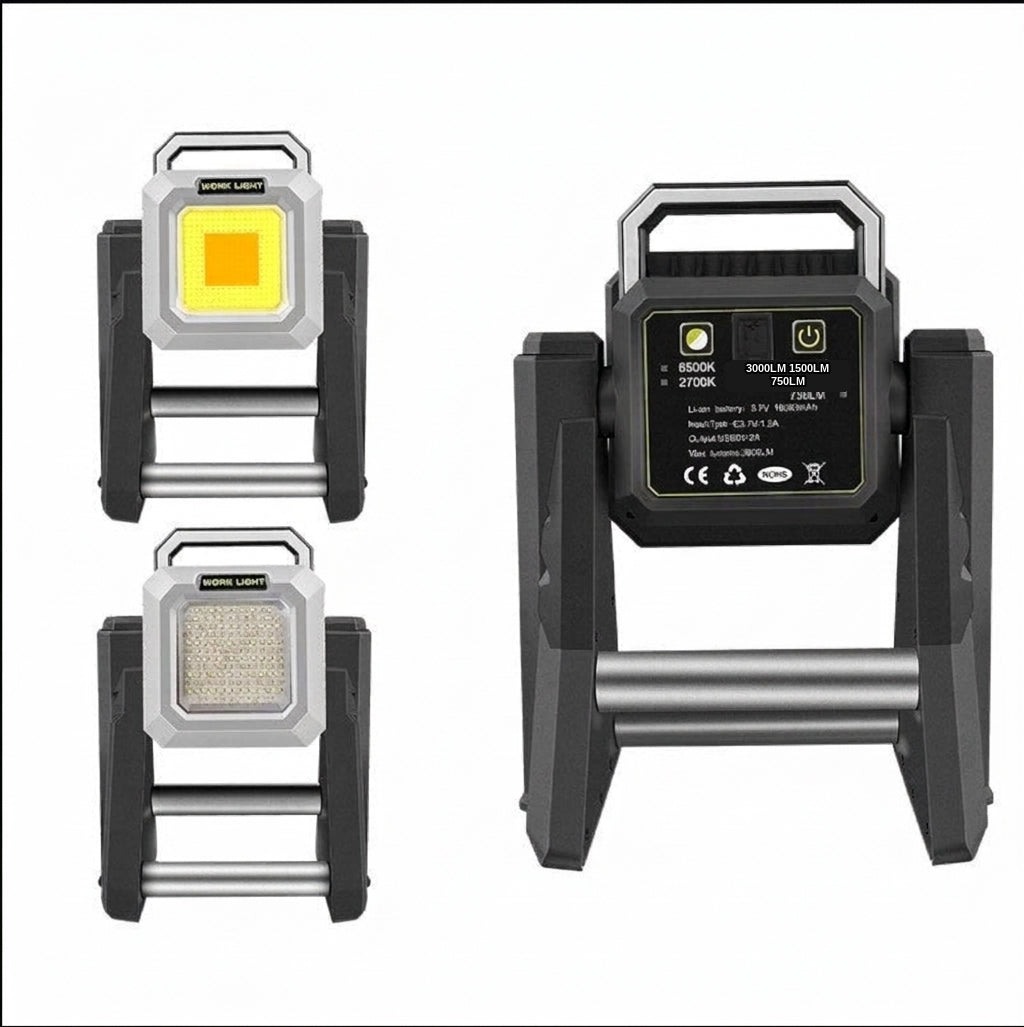 LED Work Light USB Rechargeable with Display