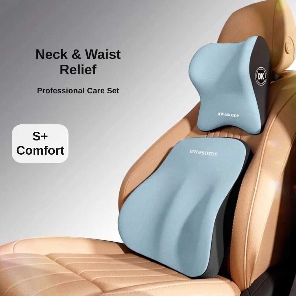 Car headrest, lumbar support, high-quality neck pillow, special pillow in the car, lumbar support, seat backrest, car supplies