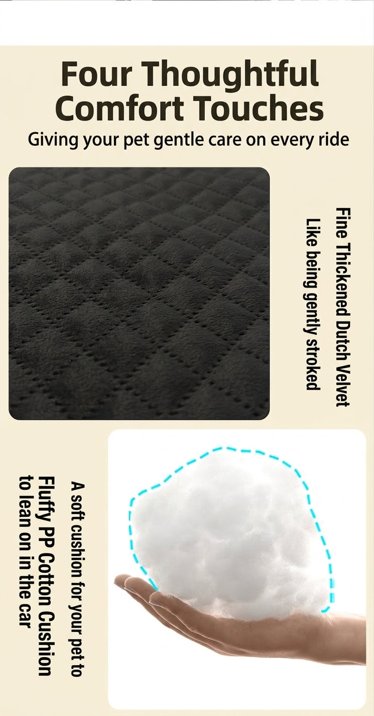 Car kennel puppy car artifact dog car kennel pet car mat front and rear dog out safety seats