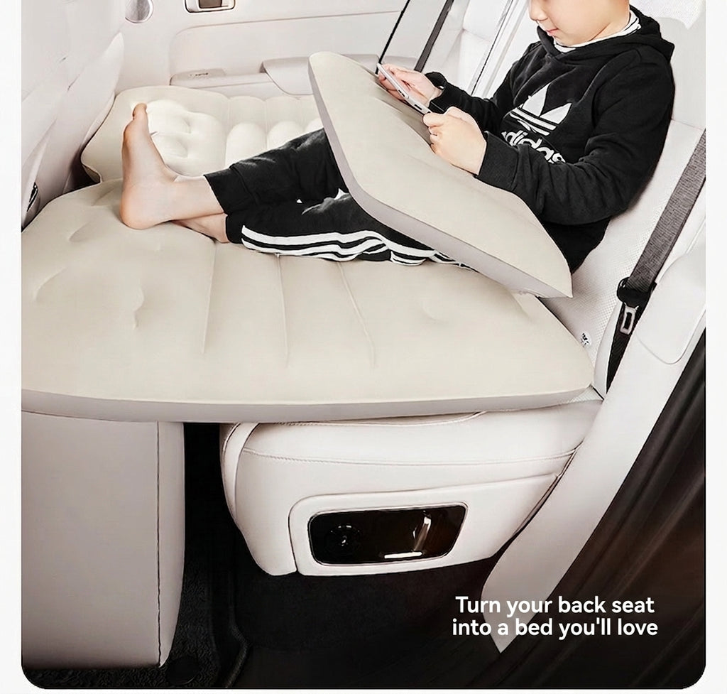 Car rear sleeping automatic travel mattress sedan air mattress car sleeping in the car portable intelligent AI car inflatable bed