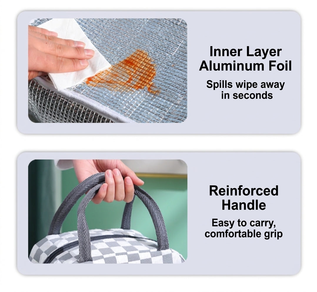 Thermal Lunch Bag, Waterproof Insulated Cooler