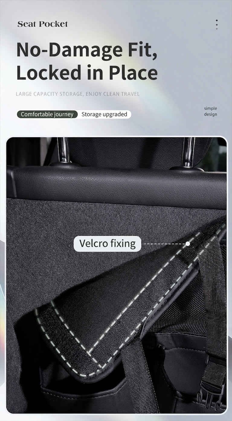 Multifunctional trunk storage bag, large-capacity storage car storage bag, zoned design for easy access and portable storage box