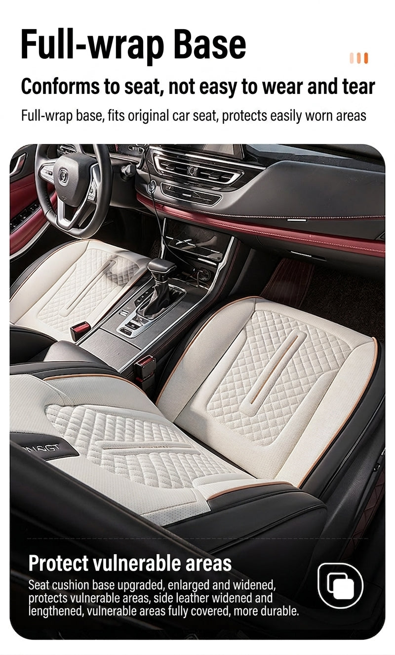 New car seat cushions fully covered, all-season universal seat covers, all five seats, full leather, high-quality seat covers sold directly from the manufacturer