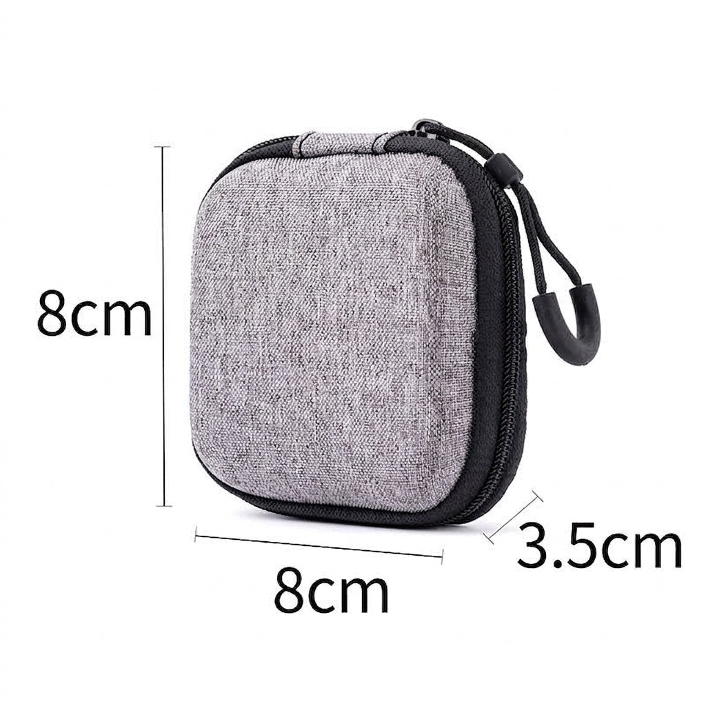 EVA storage bag, headphone case, 3C digital power bank packaging, zipper bag, portable and shockproof