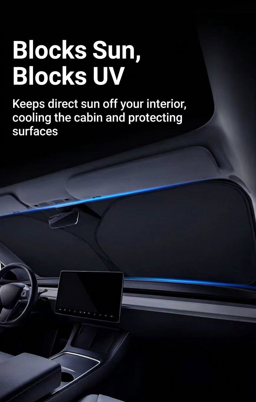 Car Sunshade - Fits Sedans & SUVs